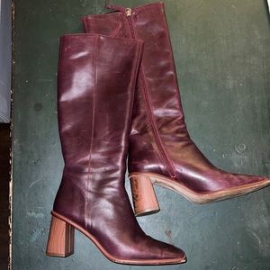 Tall Leather Boots